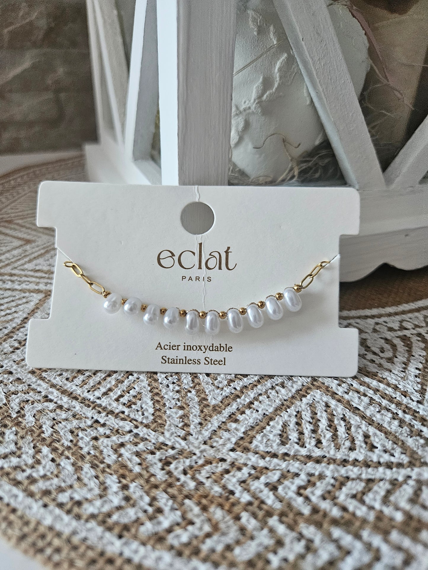 Bracelet perle nacrée