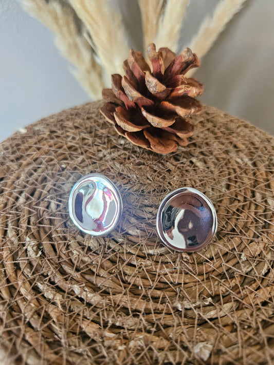 Boucles d'oreilles pince rond