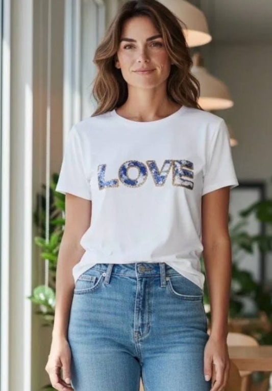 T-shirt manches courte "LOVE"