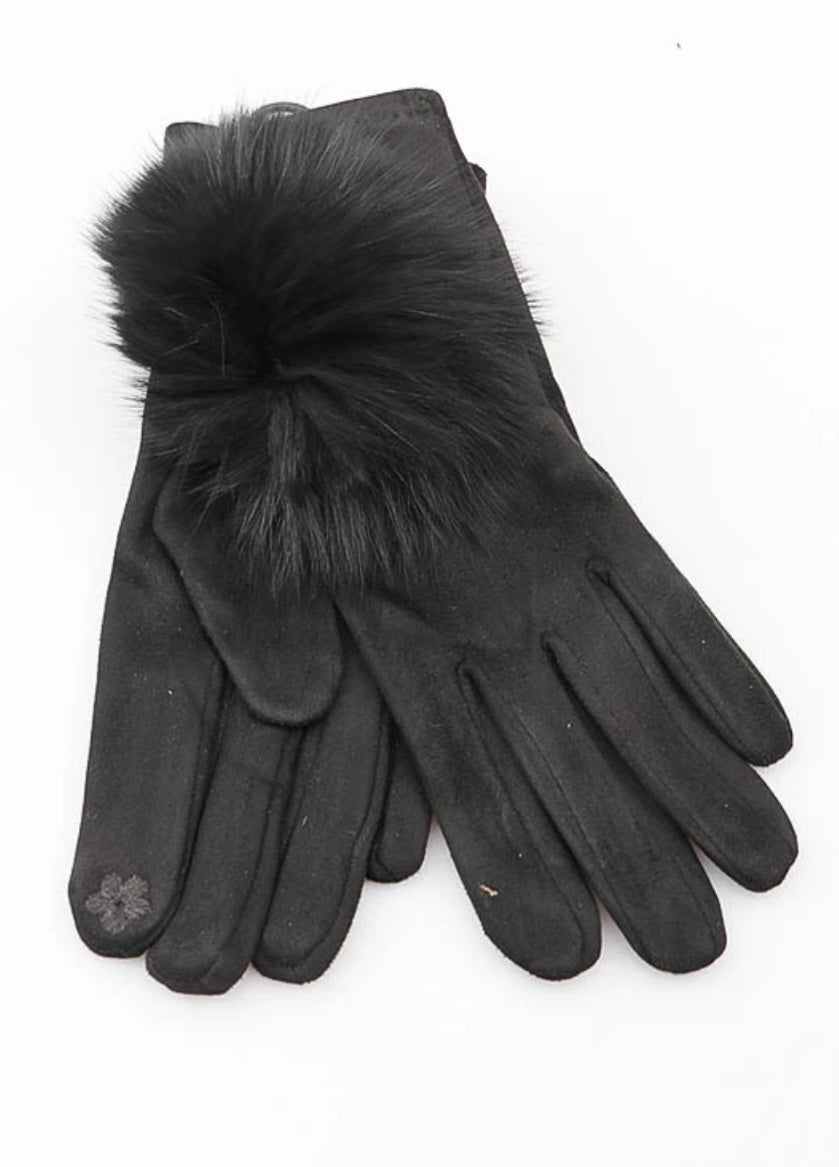 Gants pompon