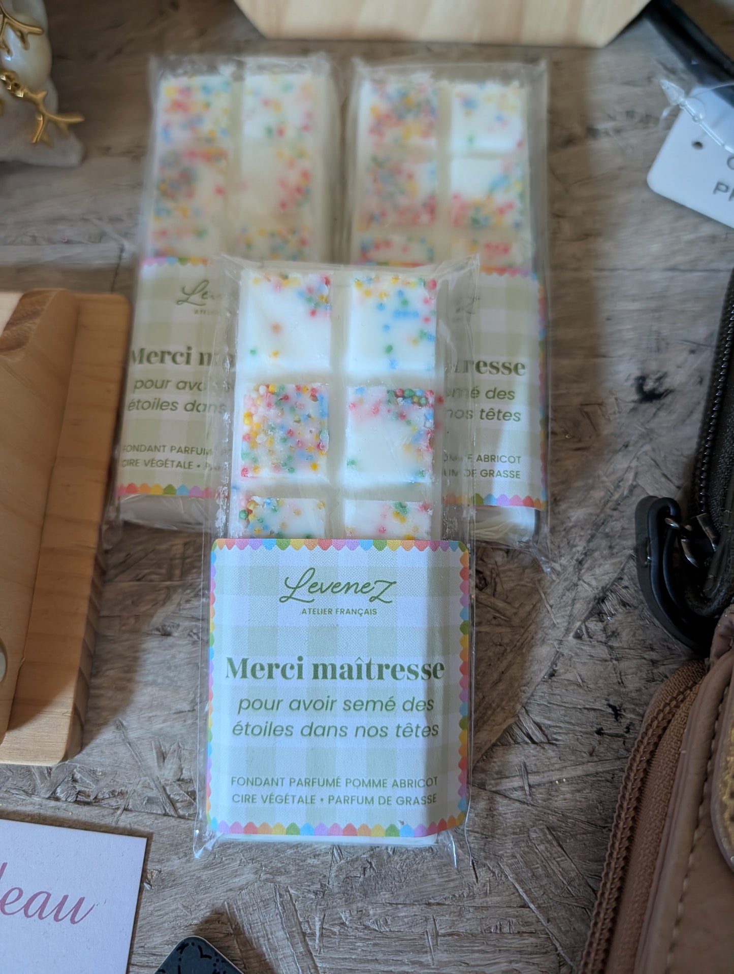 Tablette fondant merci maîtresse
