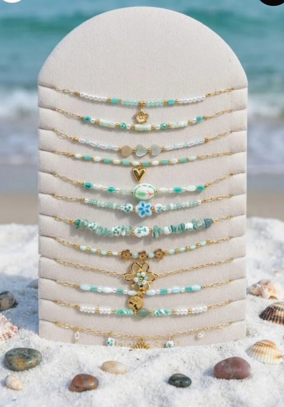 Collier porcelaine