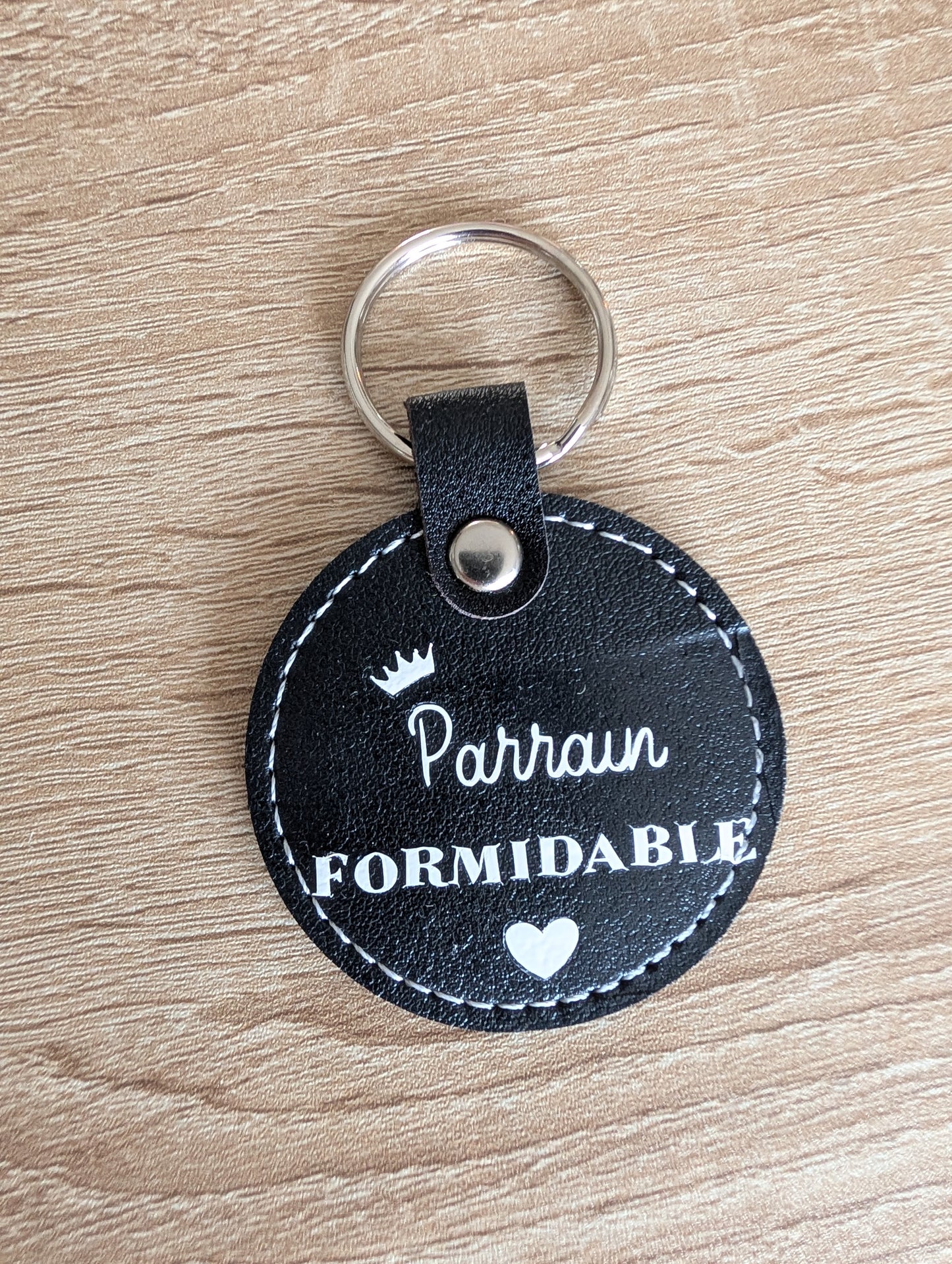 Porte-clé" parrain formidable"