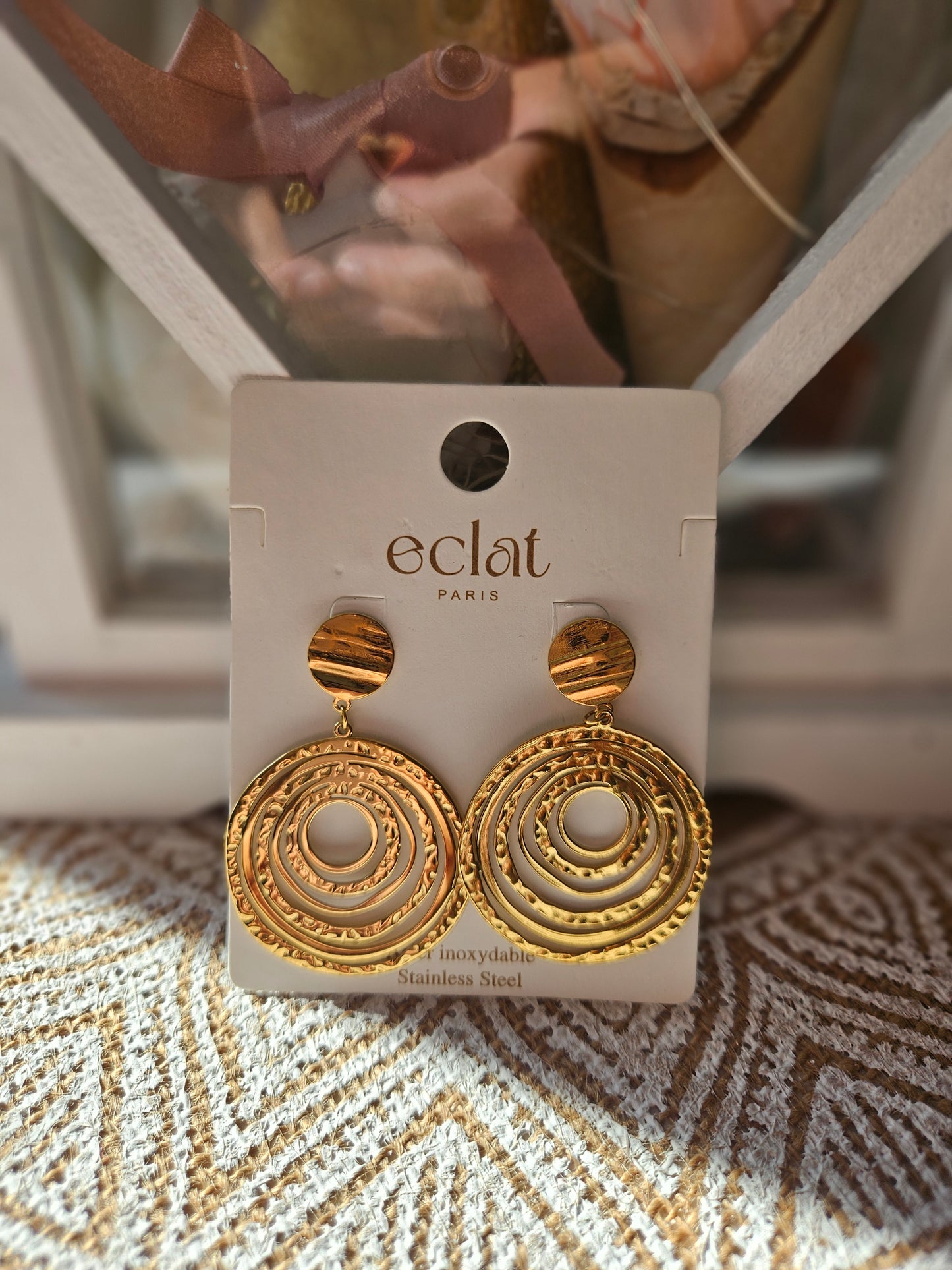 Boucles d'oreilles rond