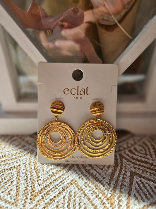 Boucles d'oreilles rond