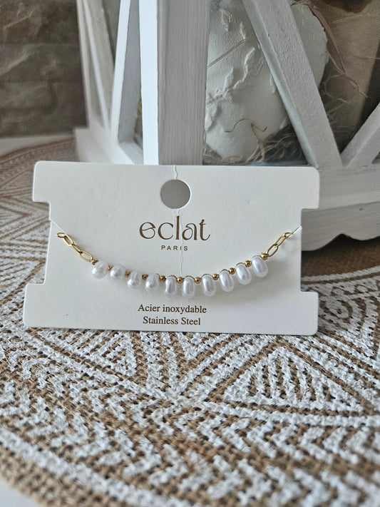 Bracelet perle nacrée