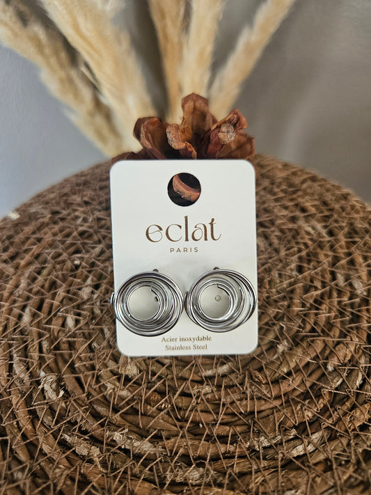 Boucles d'oreilles multi rond