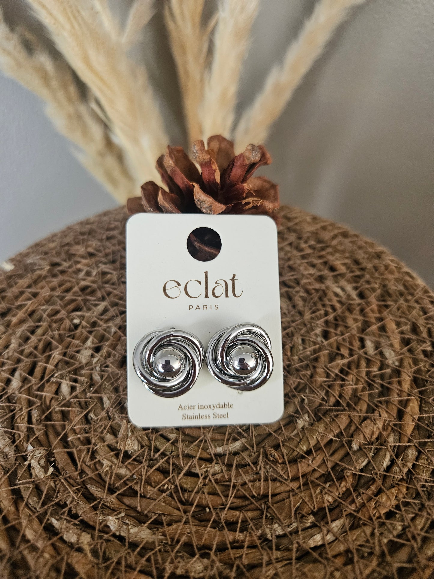 Boucles d'oreilles boule