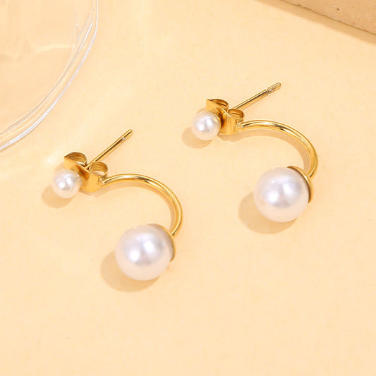 Boucles d'oreilles perlé