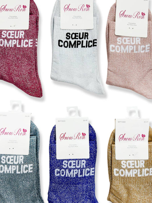 Chaussettes "Sœur complice"