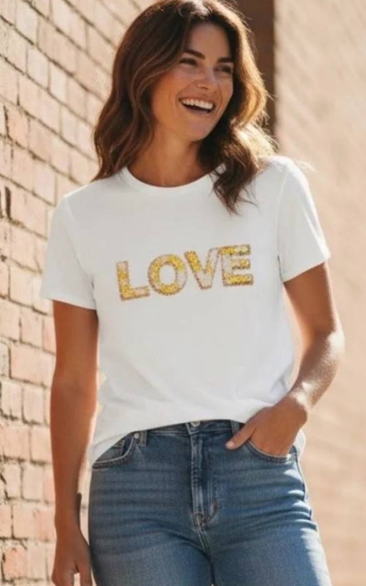 T-shirt manches courte "LOVE"