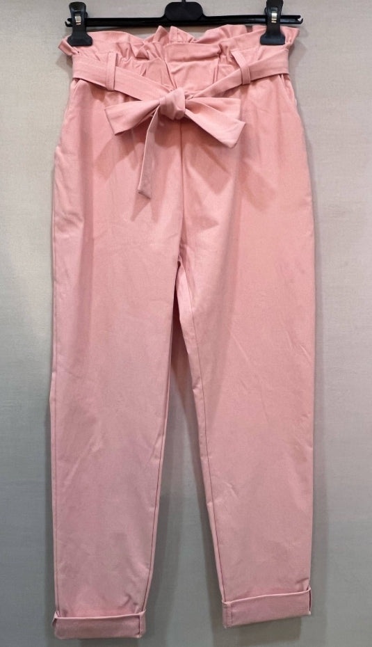 Pantalon élastique avec ceinture