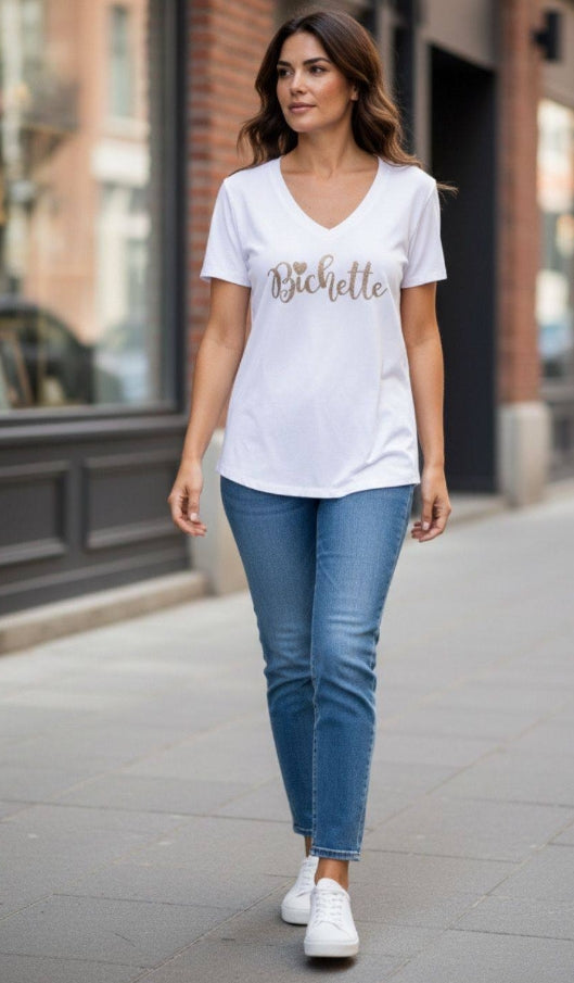Tshirt "Bichette" blanc