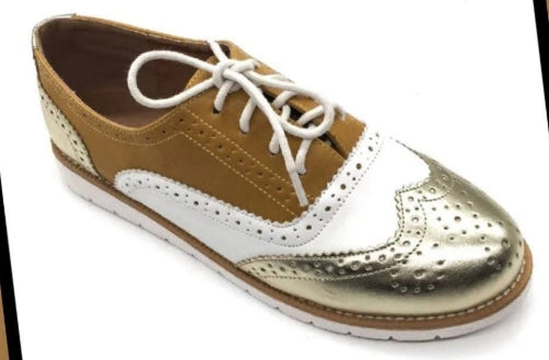 Derbies moutarde & doré