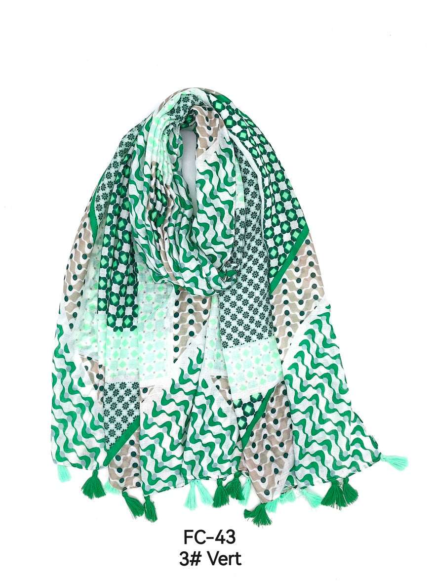 Echarpe verte