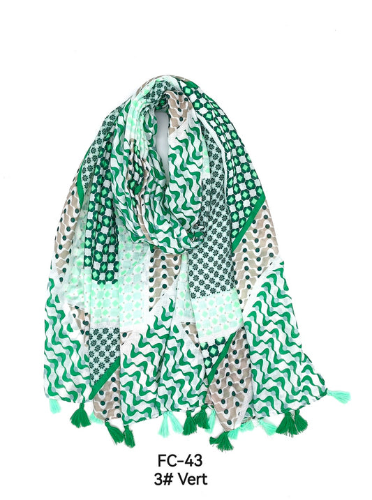 Echarpe verte