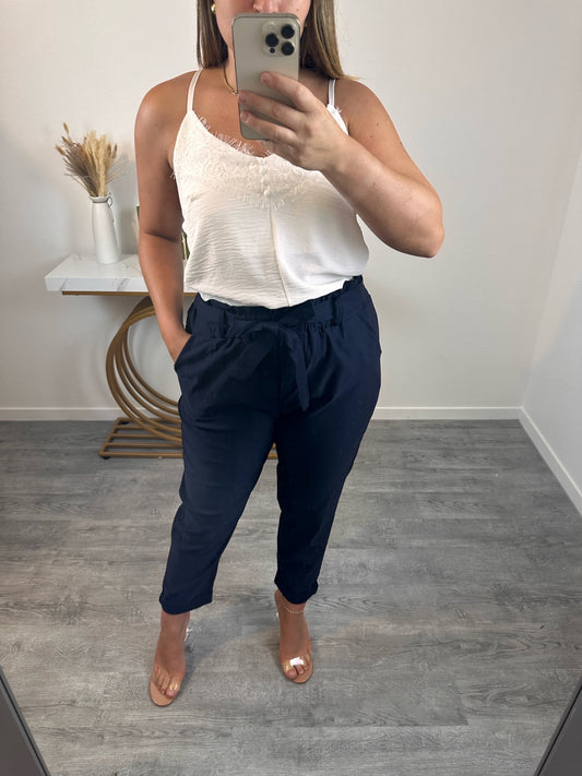 Pantalon élastique confort