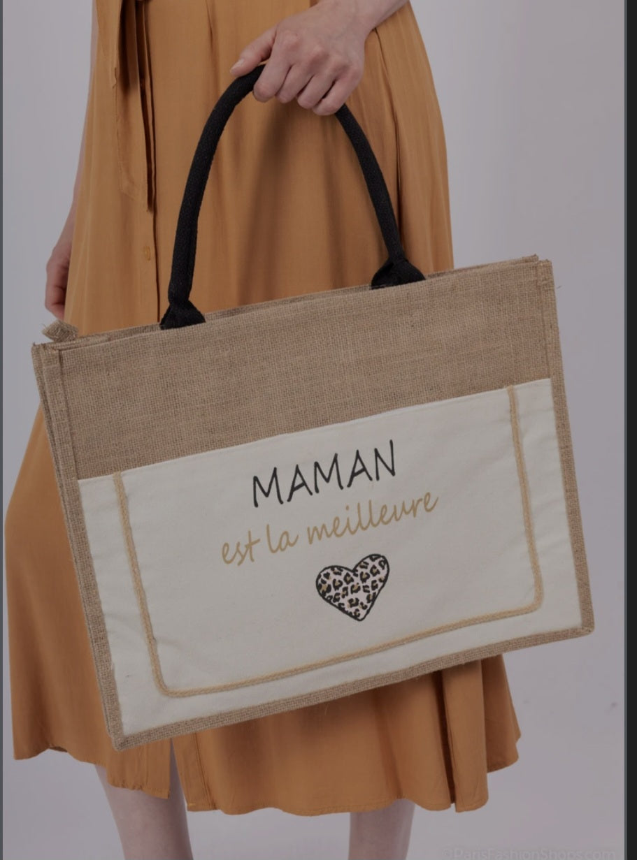 Sac cabas "Maman est la meilleure"