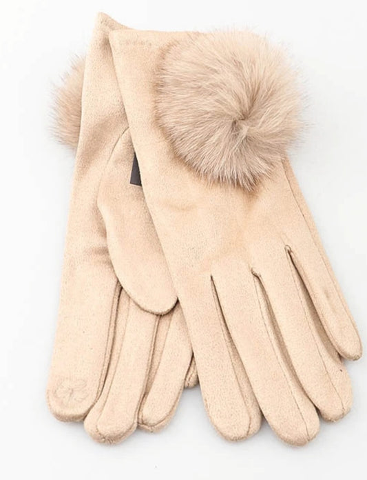 Gants pompon