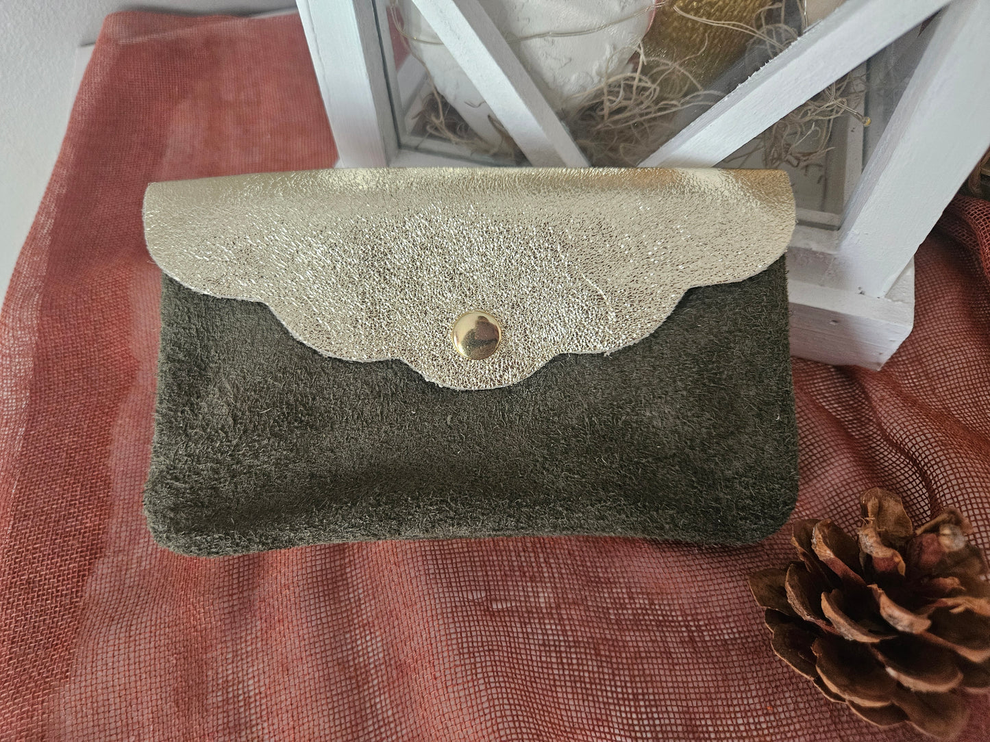 Porte monnaie style collerette