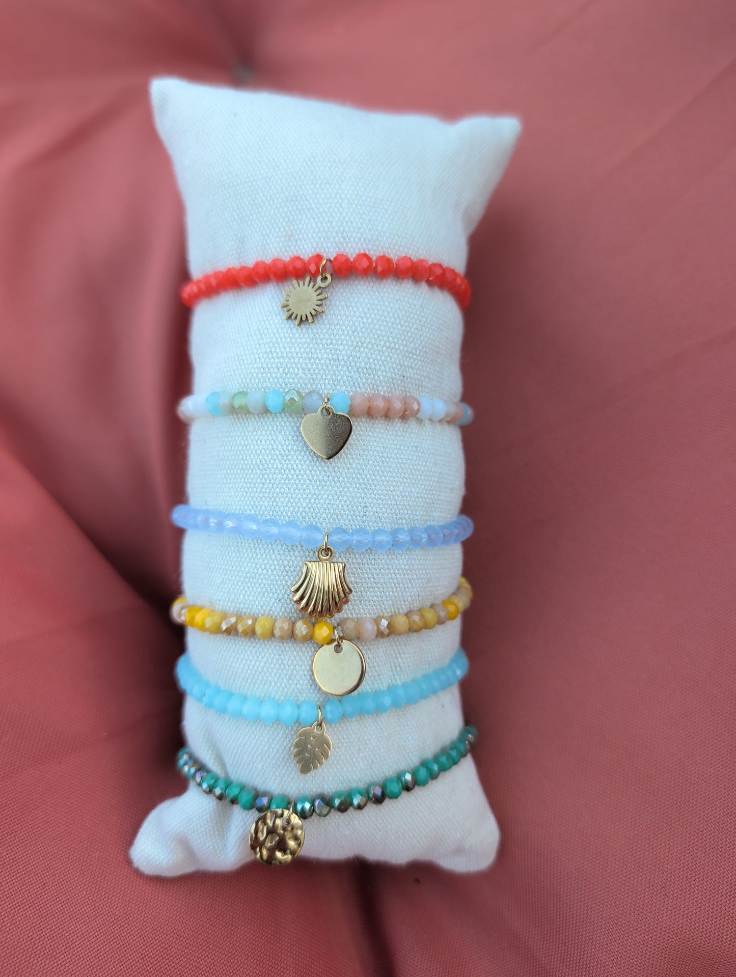 Bracelets perles élastique