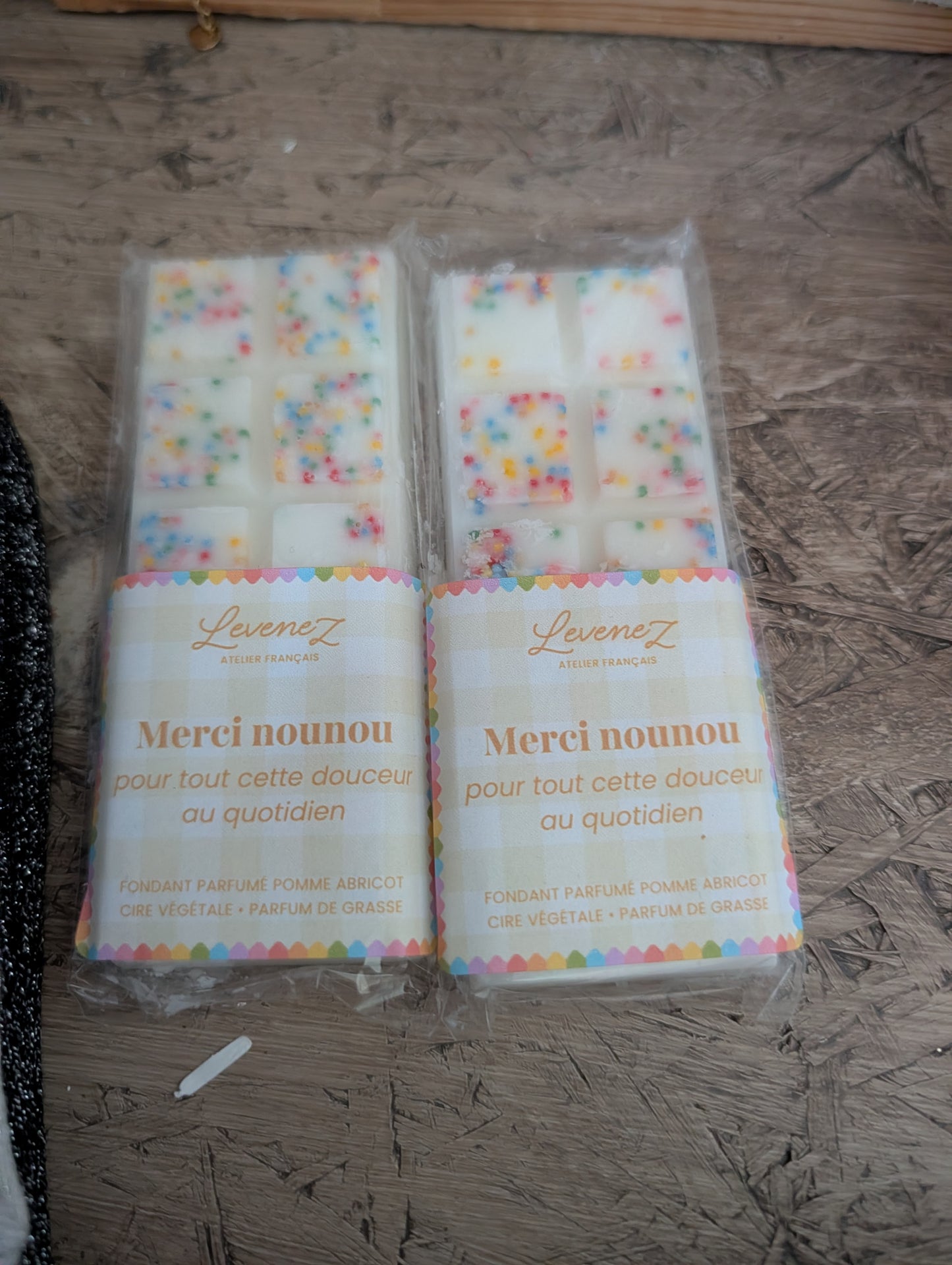 Tablette fondant merci nounou
