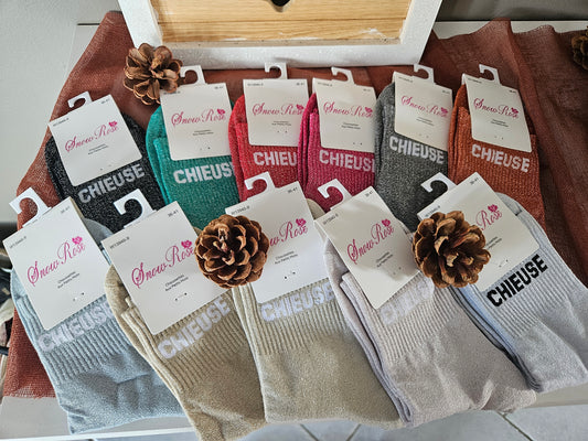 Chaussettes à paillettes Chieuse