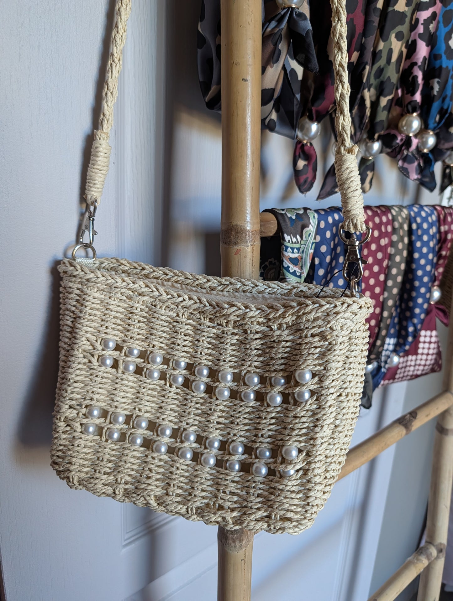 Sac à main perlé