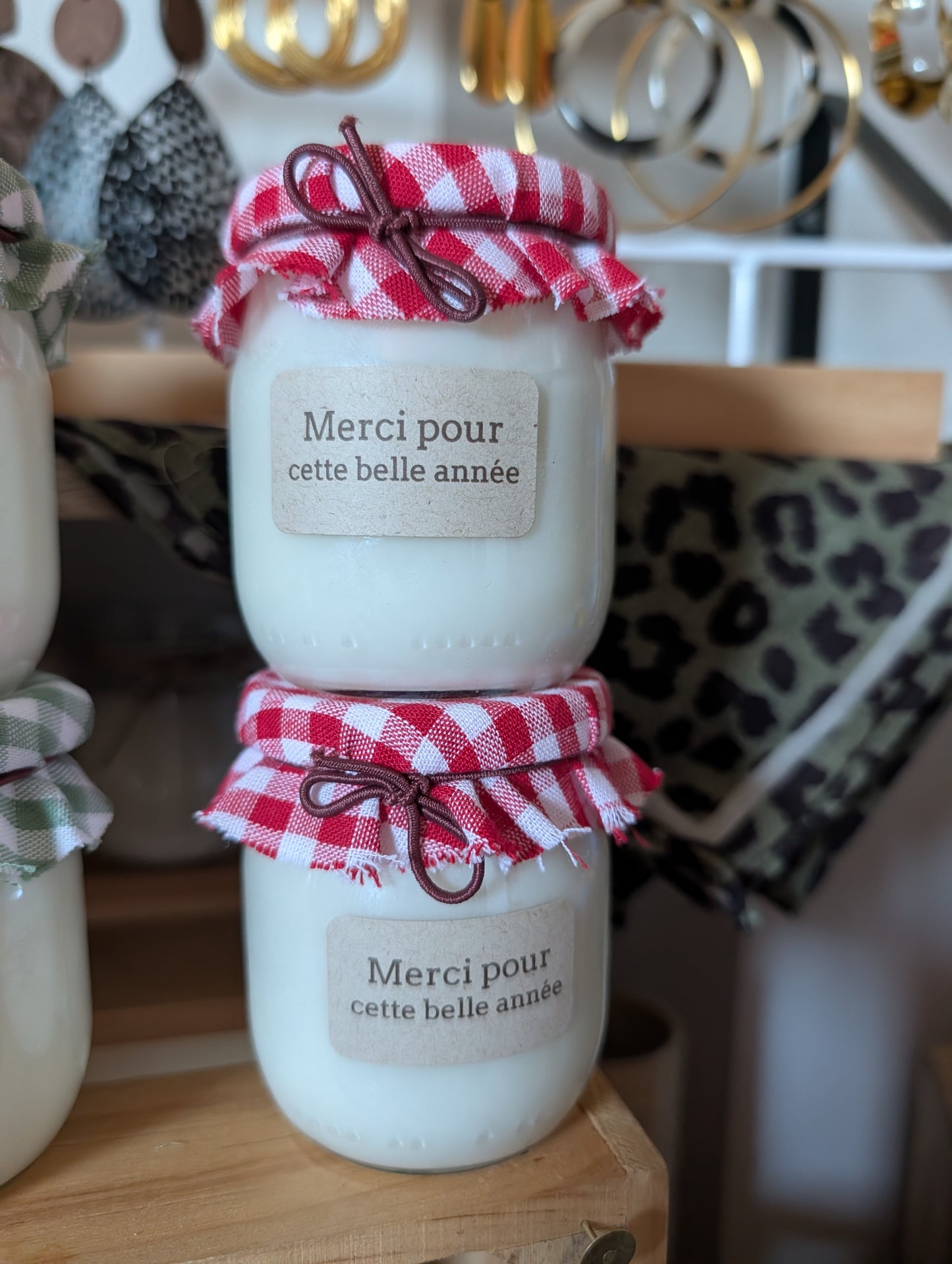 Bougie message, merci pour cette belle année