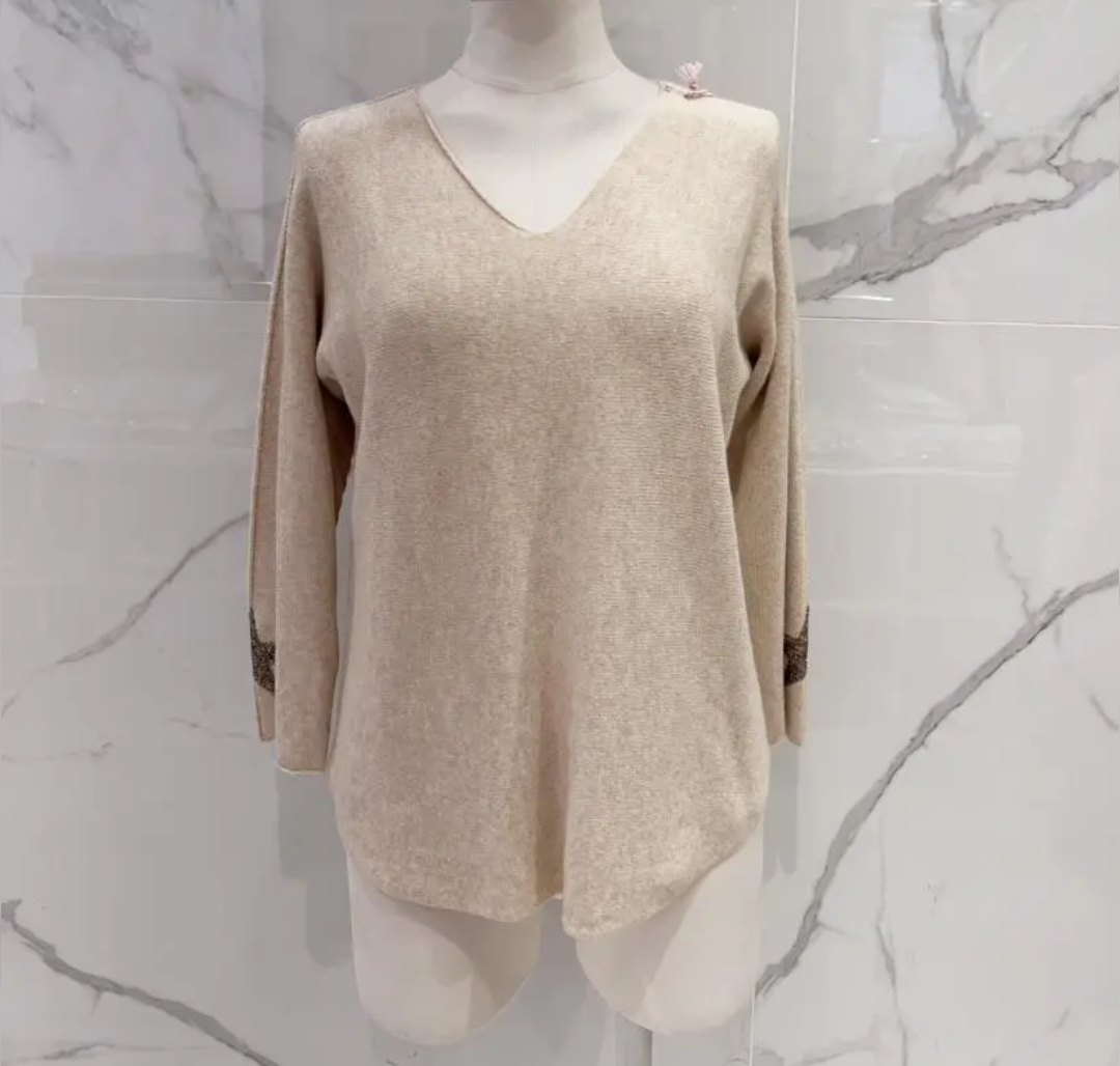 Pull en maille étoile