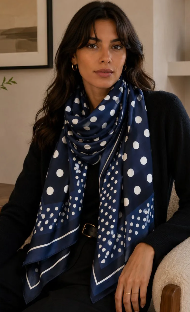Écharpe a pois